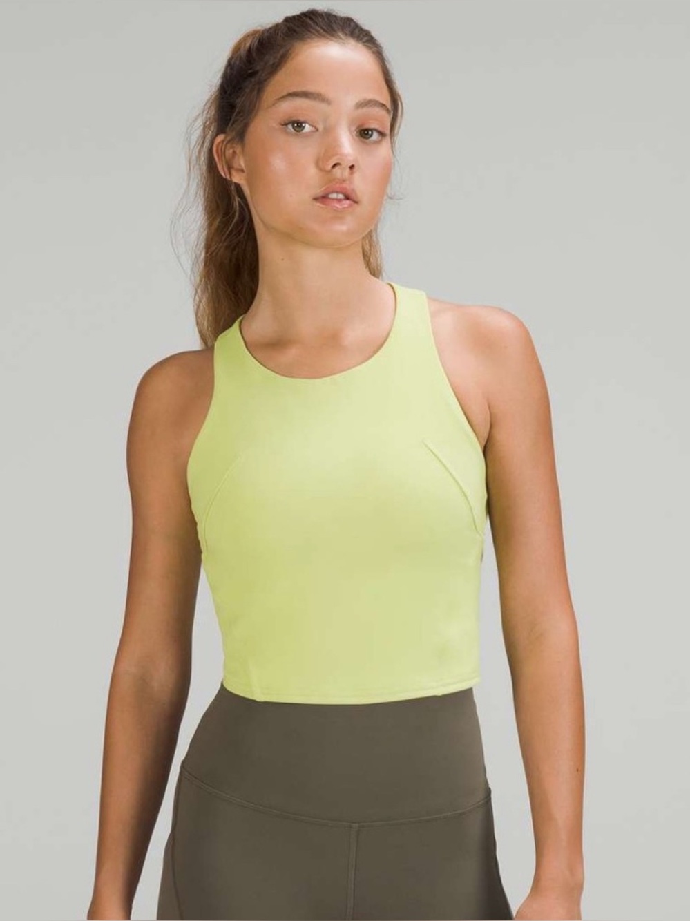 Lululemon Athletica Invigorate Training Tank Top in Wasabi Green Size 4